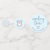 Benutzerdefiniert Some Bunny wird Eins 1. Geburtst Konfetti (Vorderseiten)