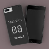 Benutzerdefiniert Spanien National Fußball Pro Mon iPhone Hülle
