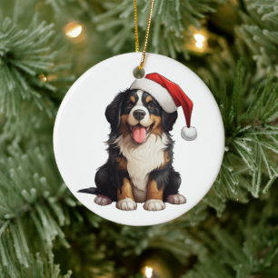 Benutzerdefiniert Spaß Berner Sennenhund Keramik Ornament