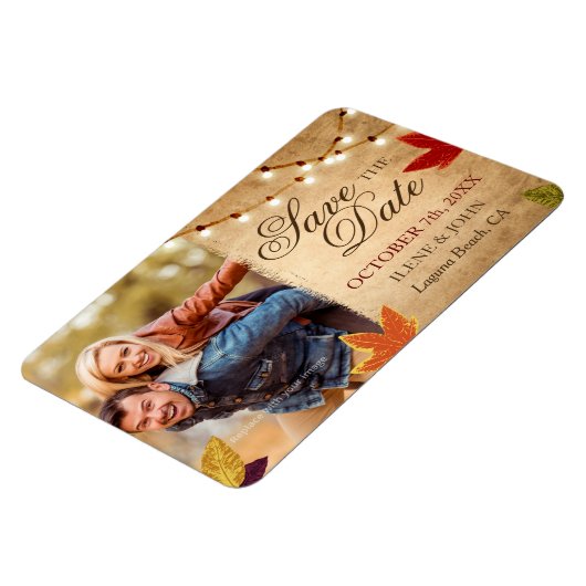 Benutzerdefiniert Speichern der Date-Magnete-Hochz Magnet (Linke Seite)