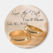 Benutzerdefiniert Speichern der Datumsmagnete Magnet (Vorne)