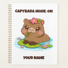 Benutzerdefiniert süß Kawaii Capybara Modus Planer