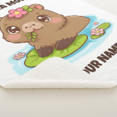 Benutzerdefiniert Süß Kawaii Capybara Modus Sherpadecke (3/4)