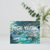 Benutzerdefiniert Text, Zeichen, Bild und Hintergr Postkarte (Stehend Vorderseite)