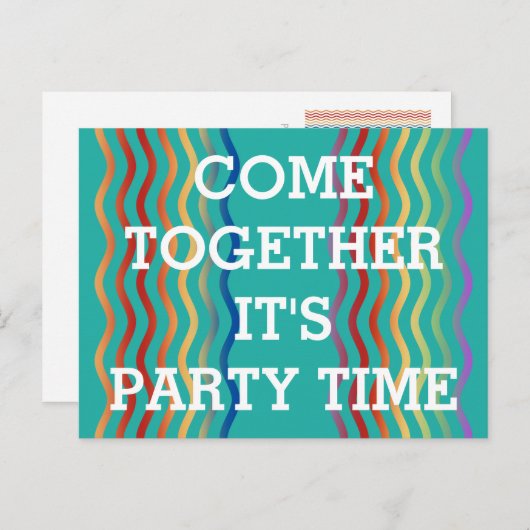 Benutzerdefiniert Text, Zeichen, Bild und Hintergr Postkarte (Vorne/Hinten)