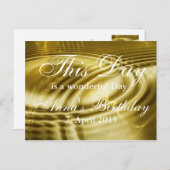 Benutzerdefiniert Text, Zeichen, Bild und Hintergr Postkarte (Vorne/Hinten)