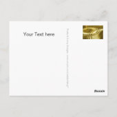 Benutzerdefiniert Text, Zeichen, Bild und Hintergr Postkarte (Rückseite)