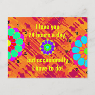 Benutzerdefiniert Text, Zeichen, Bild und Hintergr Postkarte