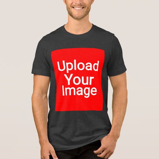 Benutzerdefiniert  Tri-Blend shirt (Vorderseite)