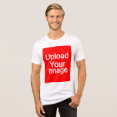 Benutzerdefiniert Tri-Blend shirt (Vorderseite voll)