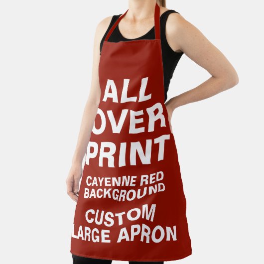 Benutzerdefiniert über Print große Schürze CAYENNE (InSitu)