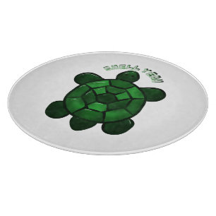 Benutzerdefiniert und personalisiert Süße Schildkr Schneidebrett