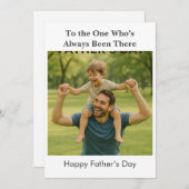 Benutzerdefiniert - Vatertagskarte Einladung (Vorne/Hinten)