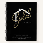 Benutzerdefiniert verkauft durch Real Anwesen Agen Notizblock (Vorderseite)