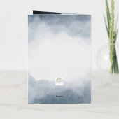 Benutzerdefiniert Vermisste Weihnachtskarte Karte (Rückseite)