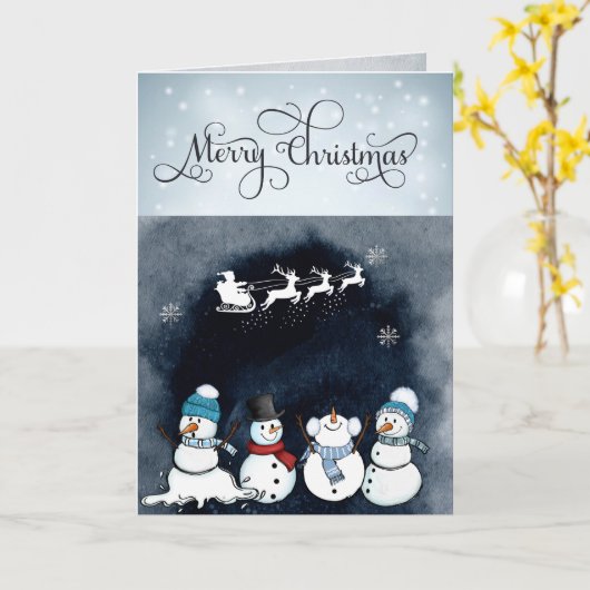 Benutzerdefiniert Vermisste Weihnachtskarte Karte (Gelbe Blume)