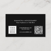 Benutzerdefiniert Vielen Dank für Ihre Bestellung Visitenkarte (Rückseite)