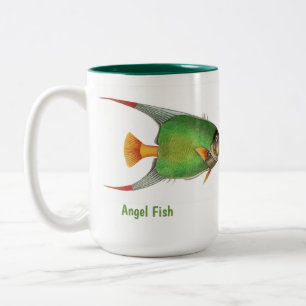 Benutzerdefiniert Vintage Tropisch Grüner Engel Fi Zweifarbige Tasse