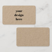 Benutzerdefiniert Visitenkarte (Vorne/Hinten)