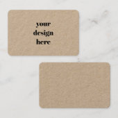 Benutzerdefiniert Visitenkarte (Vorne/Hinten)