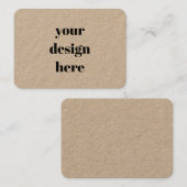 Benutzerdefiniert Visitenkarte (Vorne/Hinten)