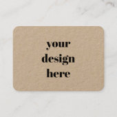 Benutzerdefiniert Visitenkarte (Vorderseite)