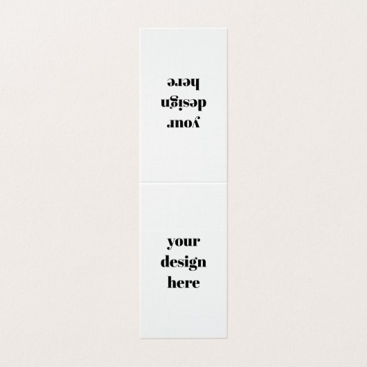 Benutzerdefiniert Visitenkarten (Außenseite Aufgefaltet)