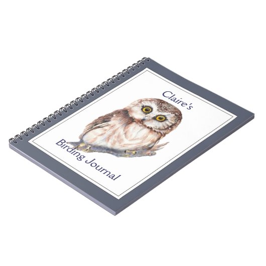 Benutzerdefiniert, Vogelbeobachtung Journal Waterc Notizblock (Linke Seite)