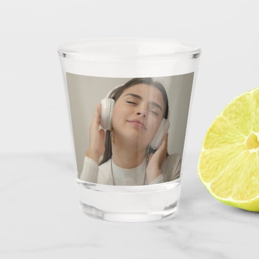 Benutzerdefiniert Vollbild Modern Schnapsglas (Vorderseite)