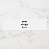 Benutzerdefiniert Wasserflaschenetikett (Einzelnes Label)