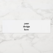 Benutzerdefiniert Wasserflaschenetikett (Einzelnes Label)