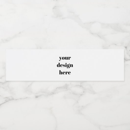 Benutzerdefiniert Wasserflaschenetikett (Einzelnes Label)