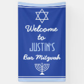 Benutzerdefiniert Willkommen bei Bar Mitzvah Banner (Vertikal)