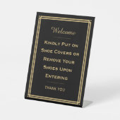 Benutzerdefiniert Willkommen Bitte entfernen Sie I Sockelschild (Vorderseite)