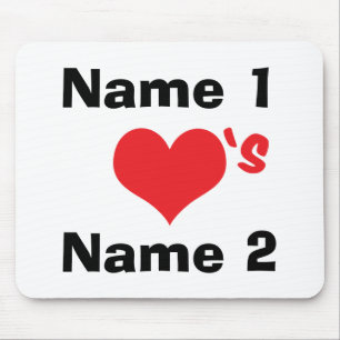 Benutzerdefiniert Wir sind verliebt Mousepad