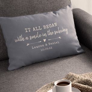 Benutzerdefiniert Wo alles begann Chic Valentinsta Lendenkissen