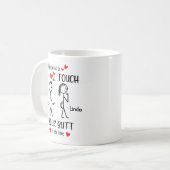 Benutzerdefiniert Wollte ich einfach, um Ihren Hin Kaffeetasse (Vorderseite Links)