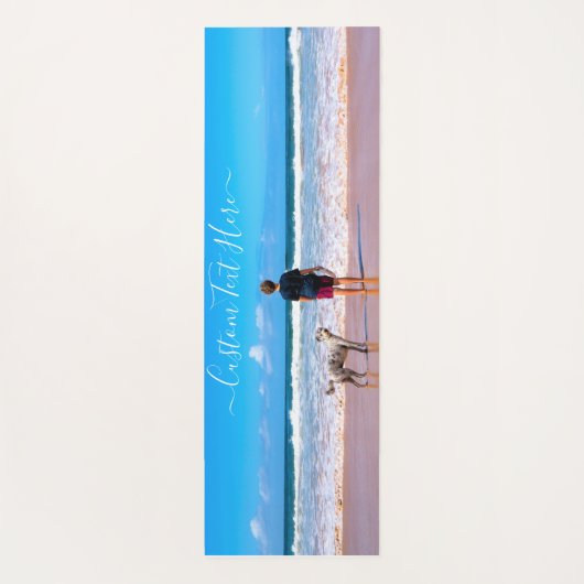 Benutzerdefiniert Yoga-Matte mit Foto Yogamatte (Rückseite)