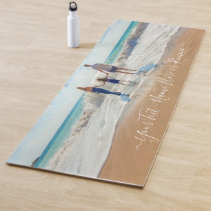 Benutzerdefiniert Yogmatte für Ihr Foto mit Text Yogamatte