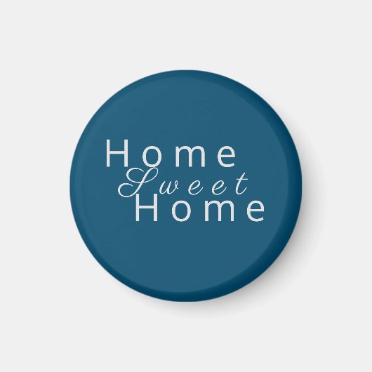 Benutzerdefiniert "Zuhause Sweet Zuhause" Ocean Bl Magnet (Vorne)