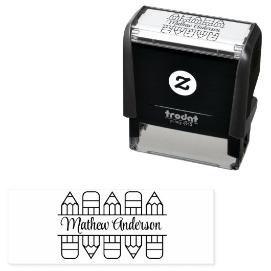 Benutzerdefiniert zurück zum Thema "Schulpfeifen" Permastempel (Beispiel)