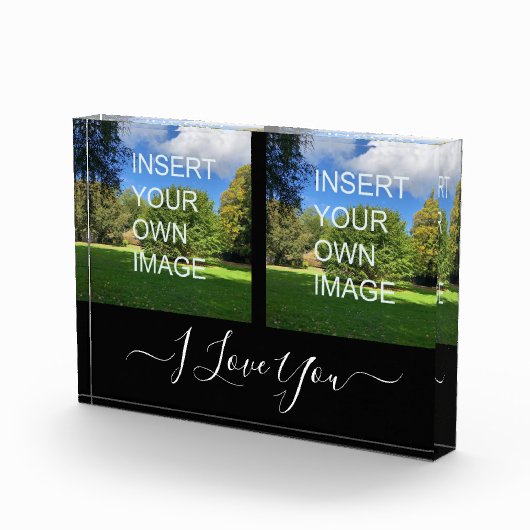 Benutzerdefiniert Zwei Foto I Liebe Skript (Rechts)