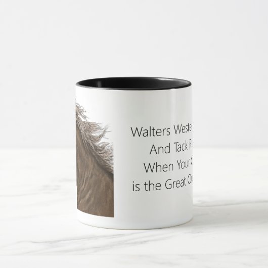 Benutzerdefinierte 11oz Pferde Tasse veränderbare  (Zentrum)