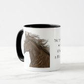 Benutzerdefinierte 11oz Pferde Tasse veränderbare  (Vorderseite Links)