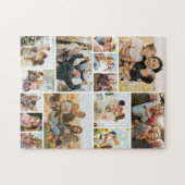 Benutzerdefinierte 14-Foto-Collage Puzzle (Horizontal)