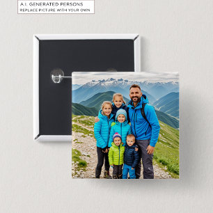 Benutzerdefinierte 1-Foto-Familie Button