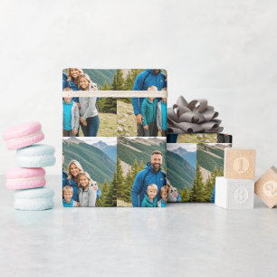 Benutzerdefinierte 1-Foto-Familie Geschenkpapier