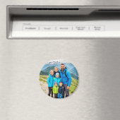 Benutzerdefinierte 1-Foto-Familie Magnet (In Situ (Geschirrspüler))