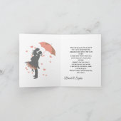 Benutzerdefinierte 1. Jubiläumskarte für Ehemann u Karte (Innenseite)