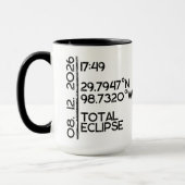 Benutzerdefinierte 2026-Finsternis Tasse (Links)